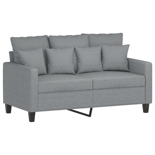 vidaXL Sofa Set Light Grey