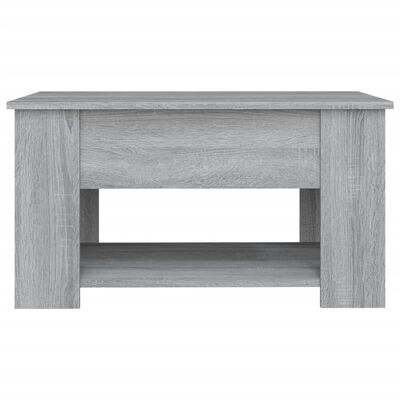 vidaXL Coffee Table Gray Sonoma 31.1"x19.3"x16.1" Engineered Wood