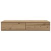 vidaXL Bed Drawers Artisan Oak 39.37 x 14.37 x 6.50 in Engineered Wood