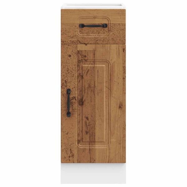 vidaXL Kitchen Base Cabinet Old wood Engineered wood Medium