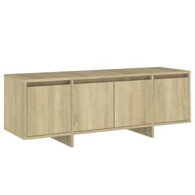 vidaXL TV Stand Sonoma Oak 47.2"x11.8"x15.9" Engineered Wood