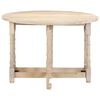 vidaXL Dining Table Bleached wood Solid mango wood Standard Durable