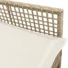vidaXL Garden Chair 2 pcs Beige 53 x 60 x 85cm poly rattan