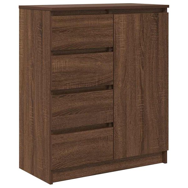 vidaXL Sideboard Brown oak Engineered wood Medium Sideboard