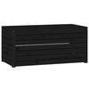 vidaXL Garden Box Black Solid pine wood 39.8 in x 19.9 in x 18.3 in