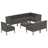 vidaXL Garden Lounge Set Grey
