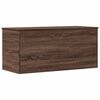 vidaXL Storage Box Brown Oak Engineered Wood Medium Rectangular Modern