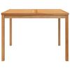 vidaXL Dining Table Teak Fine sanded teak hardwood Medium Durable