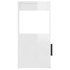 vidaXL Sideboard High gloss white Engineered wood Medium Sideboard