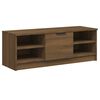 vidaXL TV Cabinet Brown oak Engineered wood 40.2 in x 14.0 in x 14.4 in
