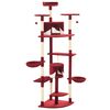 vidaXL Cat Tree Red and White
