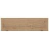 vidaXL Wall Shelf Brown Solid teak wood Each shelf: 35.4 x 5.9 x 1.6 in.