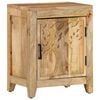 vidaXL Bedside Cabinet Natural wood Solid mango wood Medium