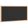 vidaXL Chalkboard with Solid Pine Wood Frame Black 23.6x11.8"