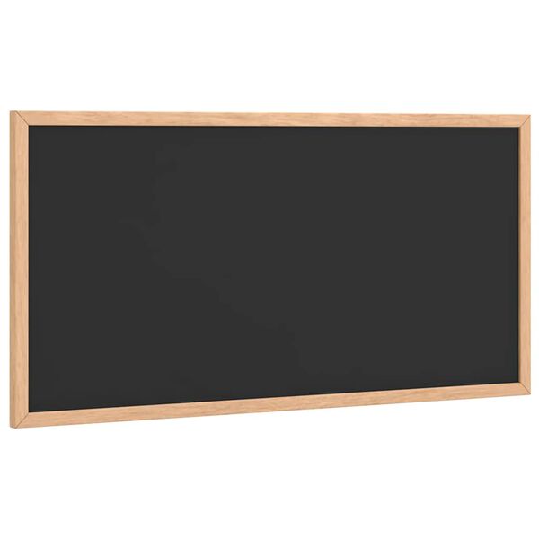 vidaXL Chalkboard with Solid Pine Wood Frame Black 23.6x11.8"