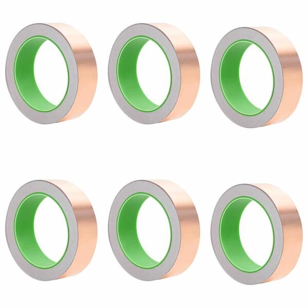 vidaXL Copper Tape 6 pcs Copper 787.40 x 1.18 in Copper
