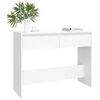 vidaXL Console Table White Engineered Wood Medium Storage