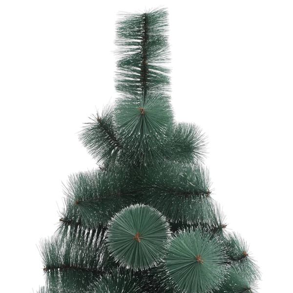 vidaXL Artificial Christmas Tree Green PET, Steel Small