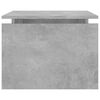 vidaXL Coffee Table Concrete grey Engineered wood 26.8x19.7x15.0 in
