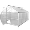 vidaXL Greenhouse Silver Reinforced Aluminum Large