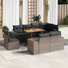 vidaXL Garden Sofa Set Grey