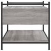 vidaXL Coffee Table Grey Sonoma Engineered wood 19.7x19.7x19.7 in