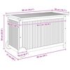 vidaXL Garden Storage Box Natural wood Solid Acacia wood Medium Storage