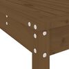 vidaXL Garden Bar Set Honey brown Solid pine wood Medium Footrest