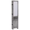 vidaXL 6-Panel Room Divider Gray 82.7"x65" Fabric
