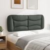 vidaXL Headboard Cushion Dark Grey 100% polyester fabric, PP fiber filling