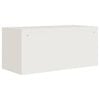 vidaXL File Cabinet White 35.4x15.7x94.5" Steel