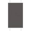vidaXL Pleated Blind Black Polyester 31.5x39.4 in Height-Adjustable