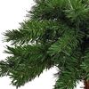 vidaXL Christmas Tree Green and brown PVC, steel, linen fabric Medium