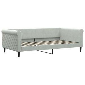 vidaXL Day Bed Light Gray