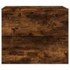 vidaXL Wall-mounted Bedside Cabinet Smoked oak Engineered wood Medium