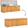 vidaXL Garden Box Natural Teak Solid Teak Wood 68.9 in x 19.7 in x 21.7 in