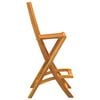 vidaXL Bar Stool Set of 2 Natural wood color Solid Acacia wood Medium