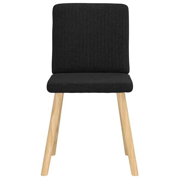 vidaXL Dining Chair Set of 6 Black