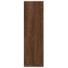 vidaXL Wall Shelf Set of 2 Brown Oak Engineered Wood Medium Wall Shelf