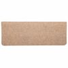vidaXL Stair Mat Set of 15 Beige Needle felt fabric (95% PES, 5% PP)
