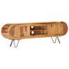 vidaXL TV Stand 55.1"x11.8"x17.7" Solid Wood Acacia