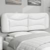 vidaXL Headboard Cushion White
