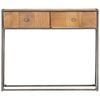 vidaXL Console Table Brown Reclaimed Wood 35.4x11.8x29.5 in