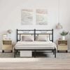 vidaXL Bedside Cabinet Set of 2 Sonoma oak Engineered wood Compact