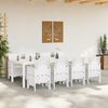 vidaXL Garden Dining Set 9 pcs Light Grey Polt rattan