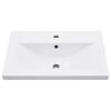 vidaXL Washbasin Frame With Basin White Powder-coated iron frame Medium