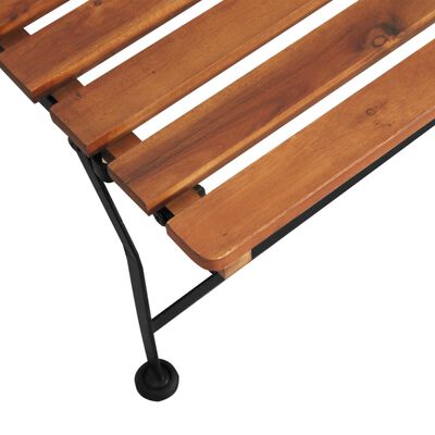 vidaXL Patio Deck Chair Solid Wood Acacia