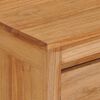 vidaXL TV Cabinet Teak Brown Solid Teak Wood Medium