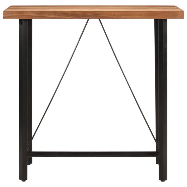 vidaXL Bar Table Honey Solid acacia wood Medium Durable Bar Table