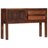 vidaXL Sideboard Brown Solid Mango Wood 46.5 x 11.8 x 29.5 in Sideboard
